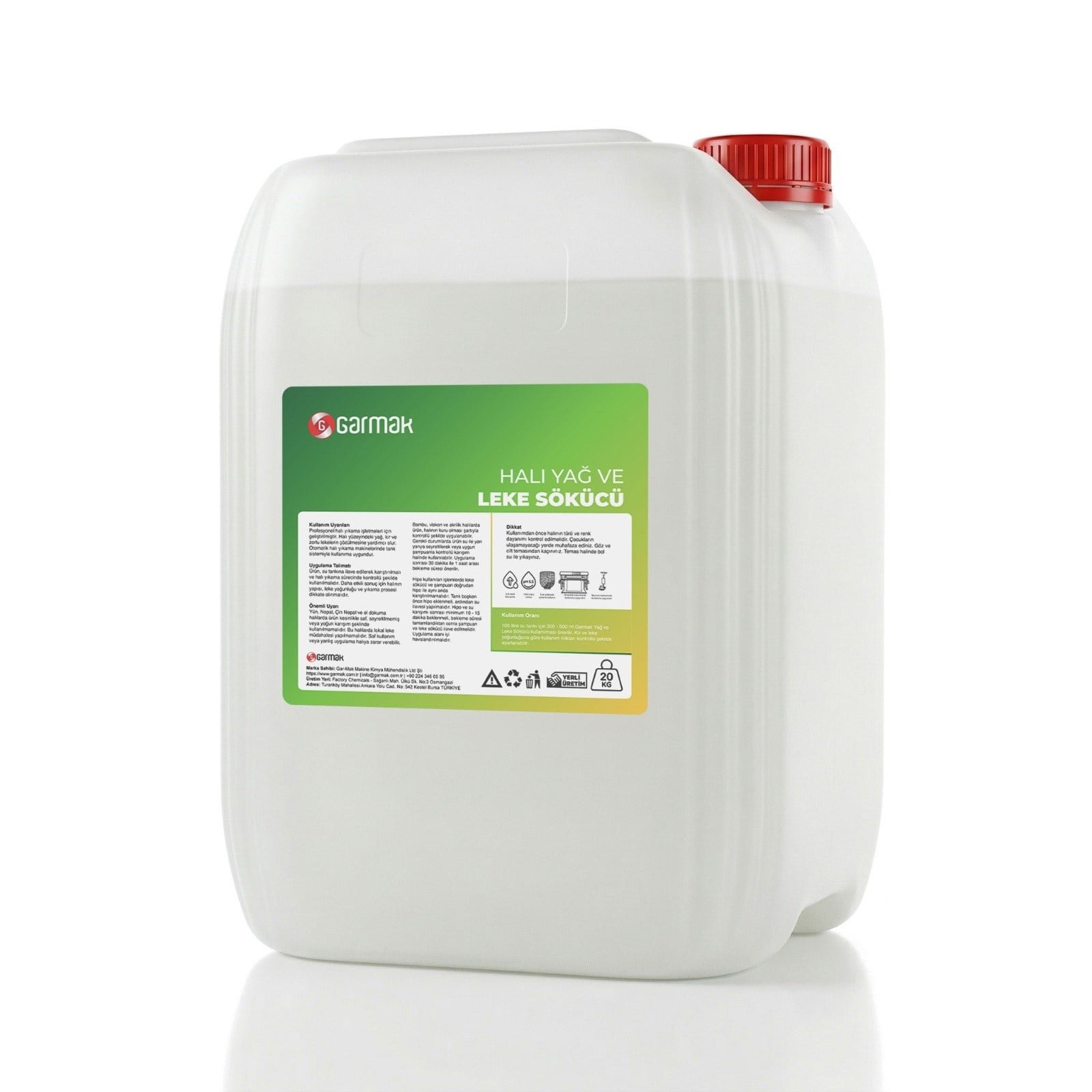 Garmak Oil & Stain Remover 20 LT